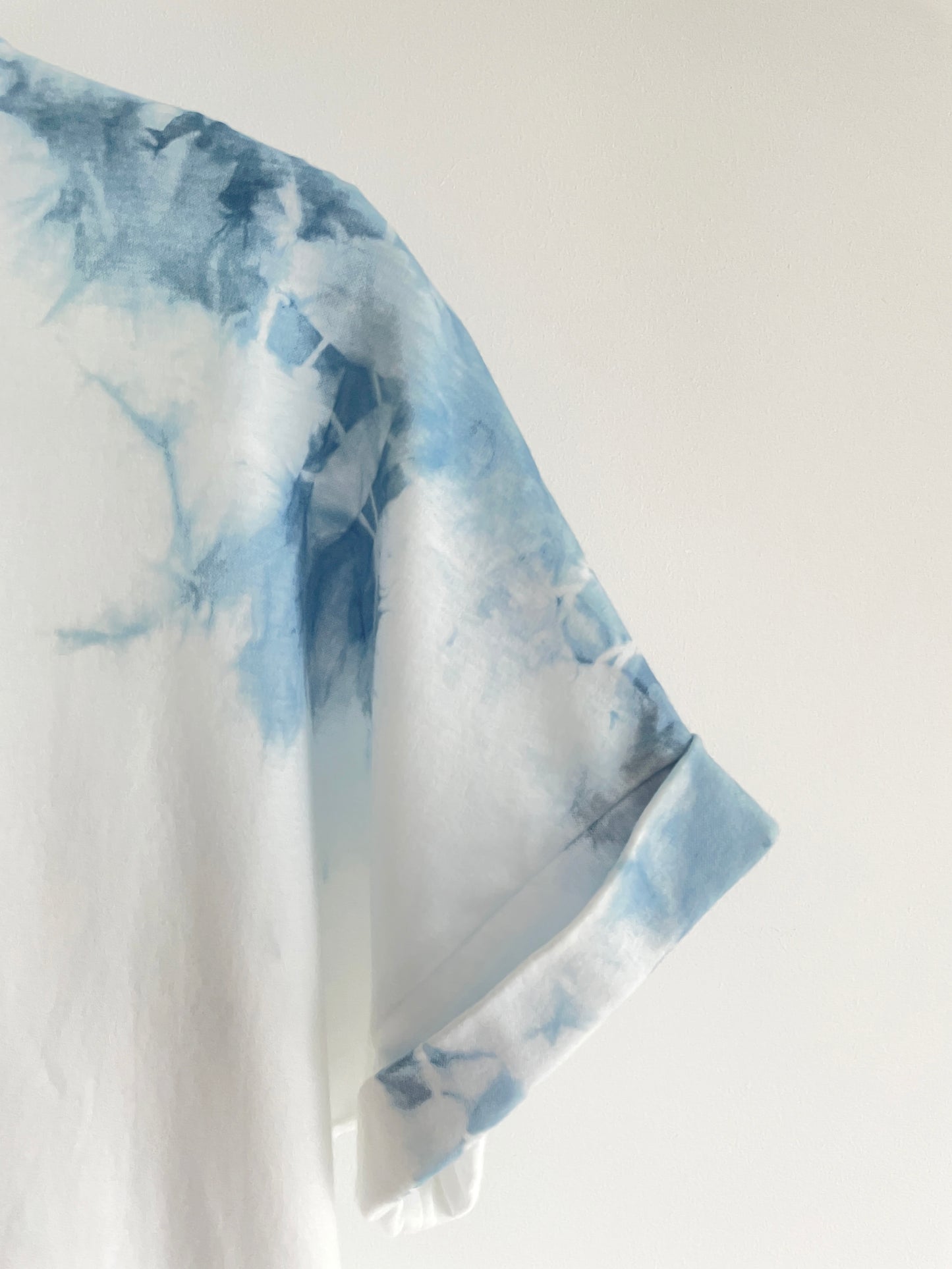 EVA Hand-dyed Cotton T-shirt - (Natural indigo) *PRE-ORDER*