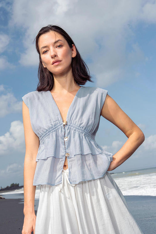 SUZY Organic Cotton Top - Wisteria