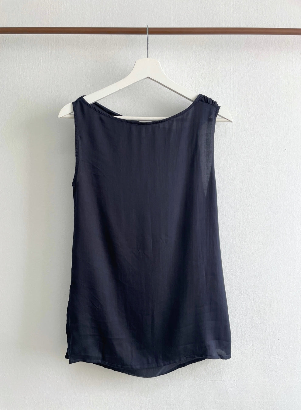 THELMA Draped Top - Midnight