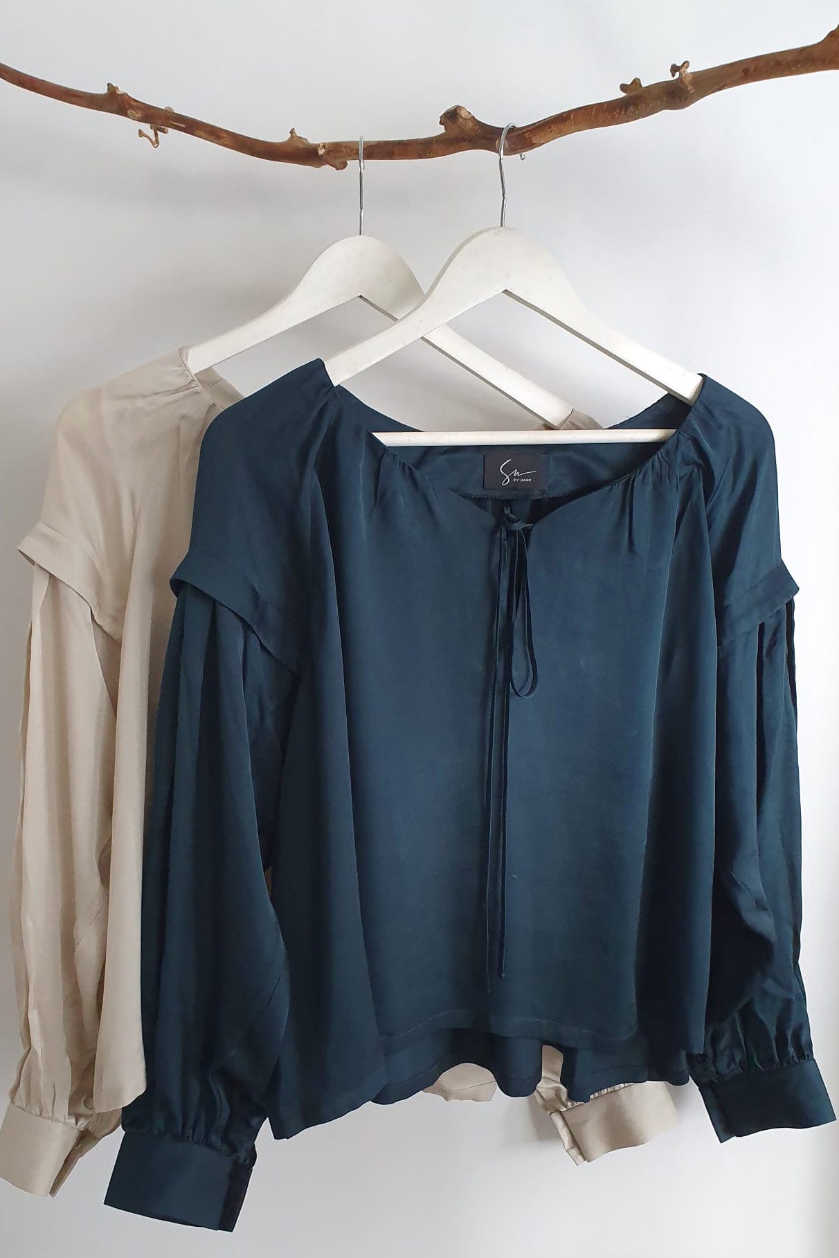 HELENA Vintage Blouse - Indigo (plant-dyed)