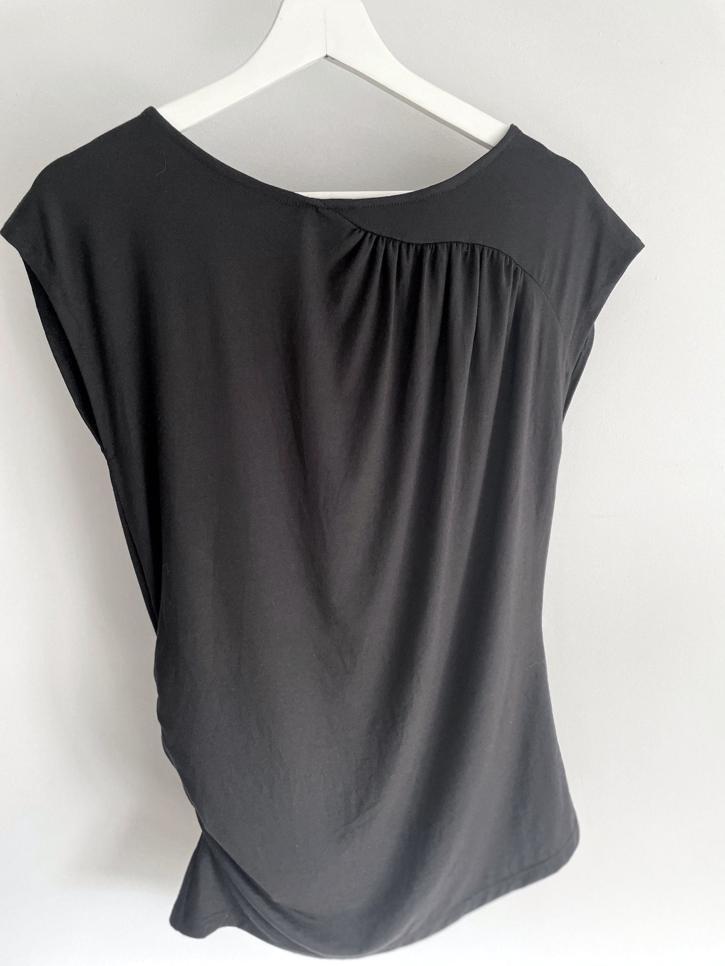 SARAH Jersey Top - Black