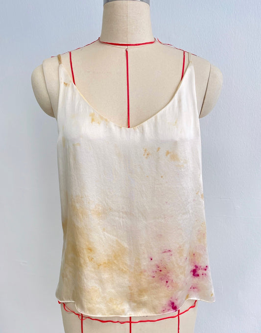 CAROL Silk Camisole - Ice-dyed (Size S/M)