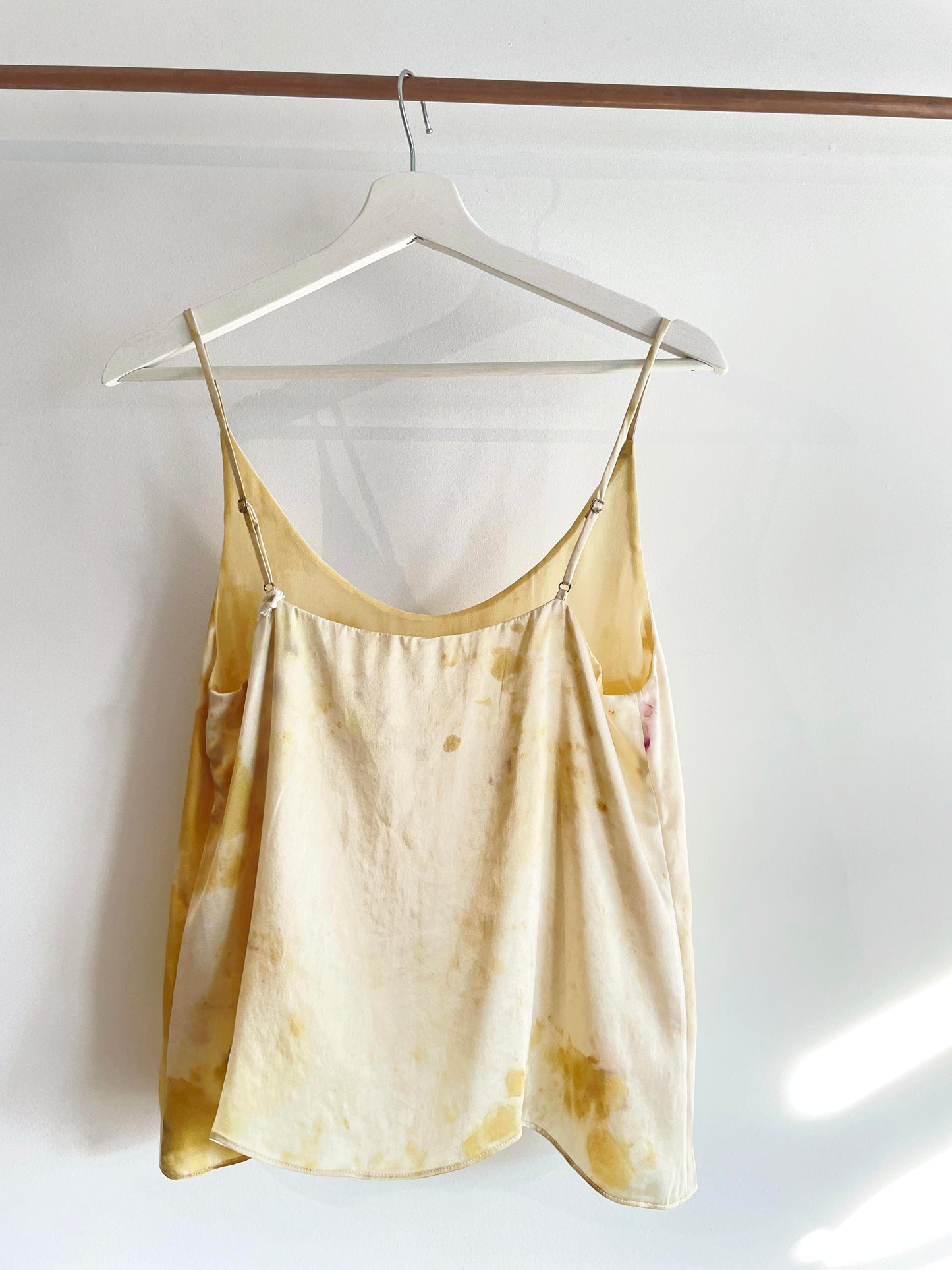 CAROL Silk Camisole - Ice-dyed (Size S)