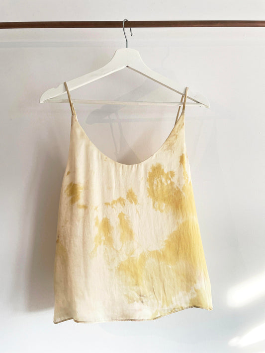 CAROL Silk Camisole - Ice-dyed (Size S)