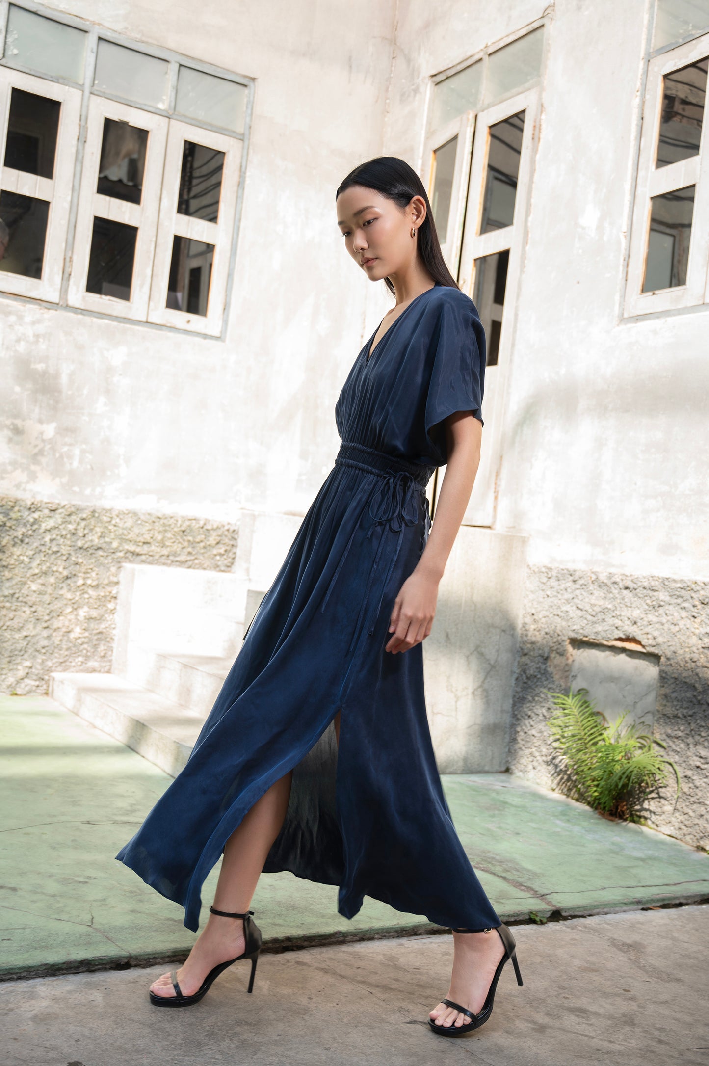 SUSANNAH Maxi Dress - Navy