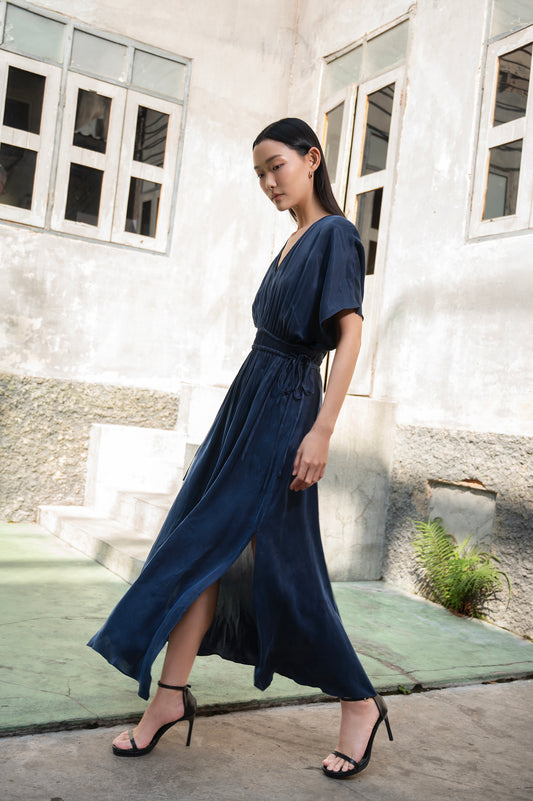 SUSANNAH Maxi Dress - Navy