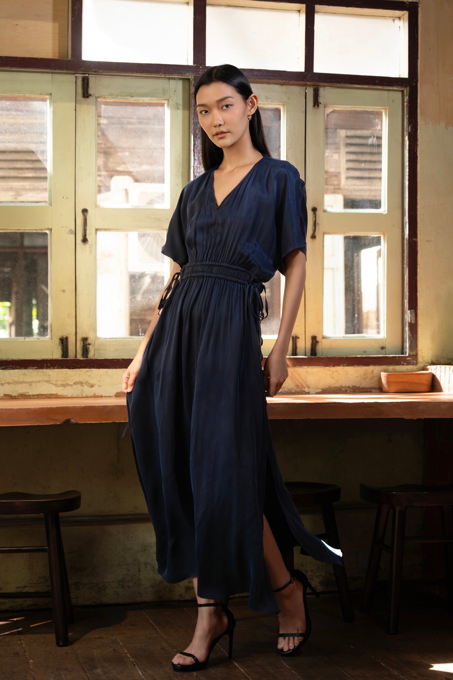 SUSANNAH Maxi Dress - Navy