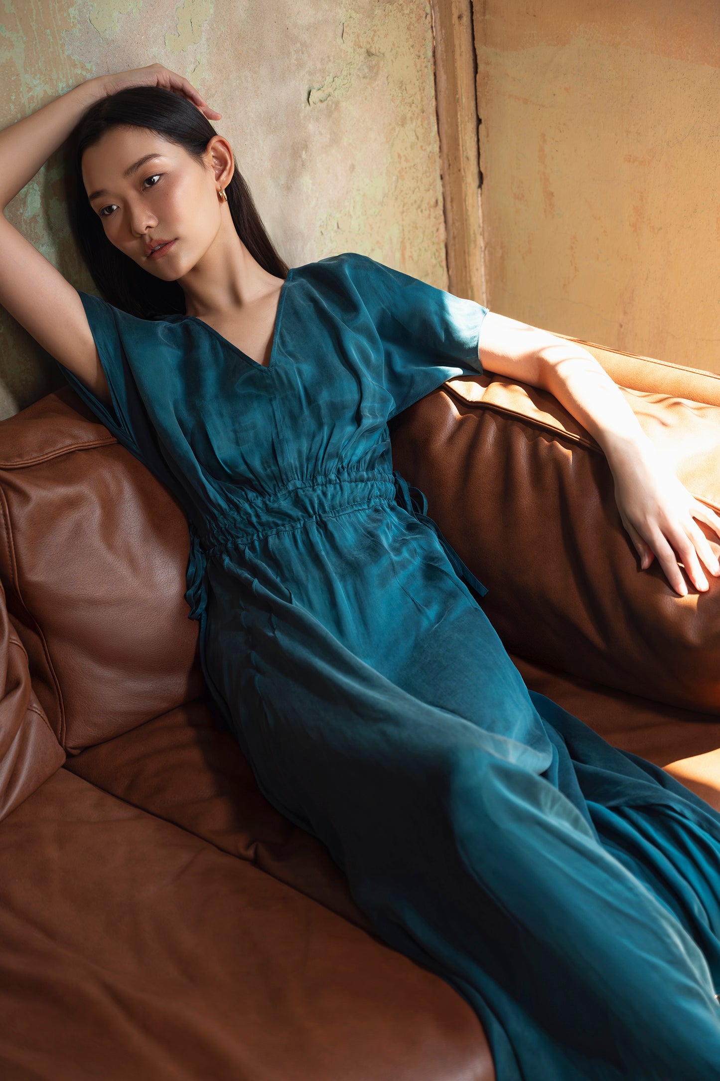 SUSANNAH Maxi Dress - Turquoise