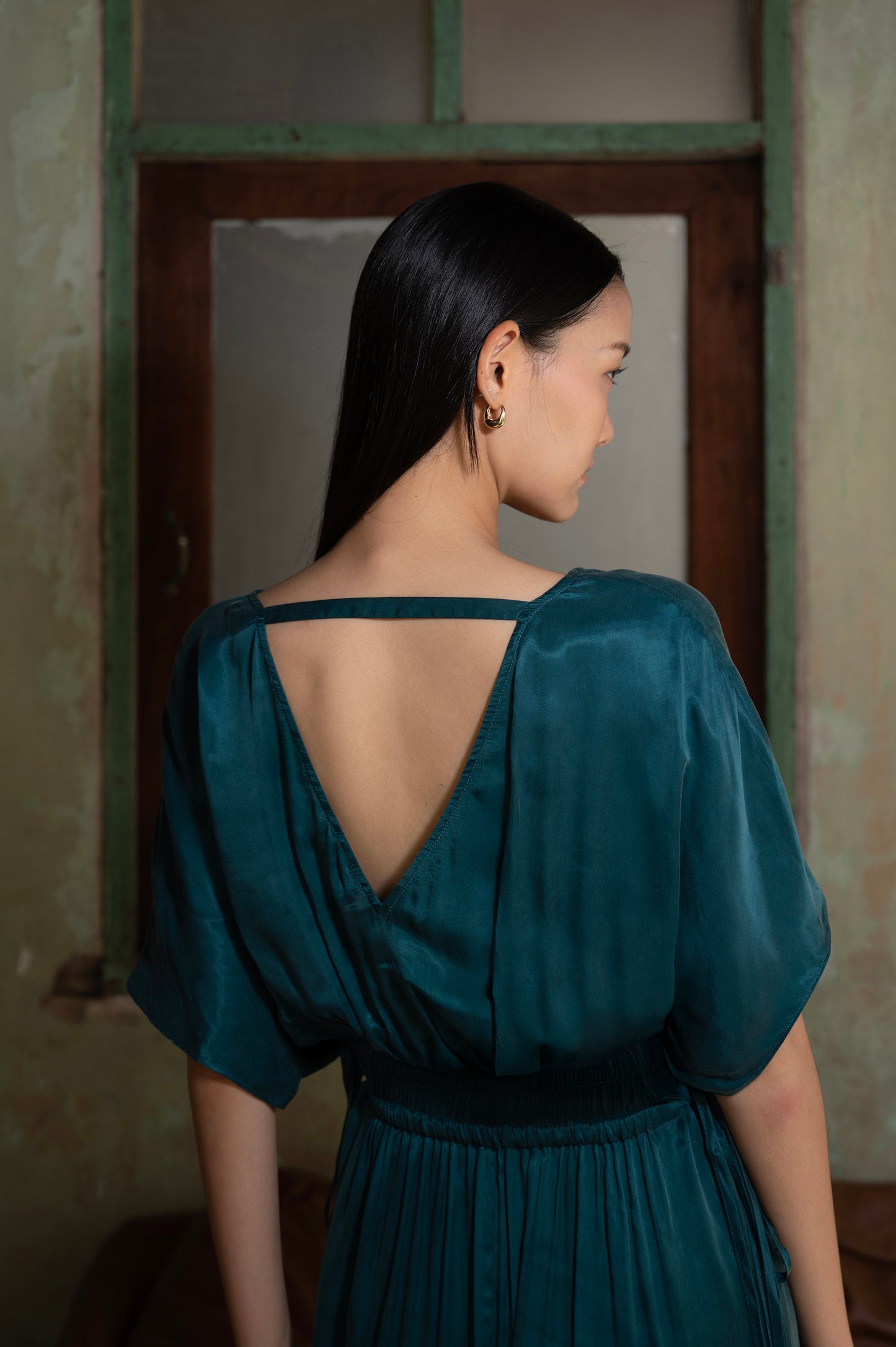 SUSANNAH Maxi Dress - Turquoise