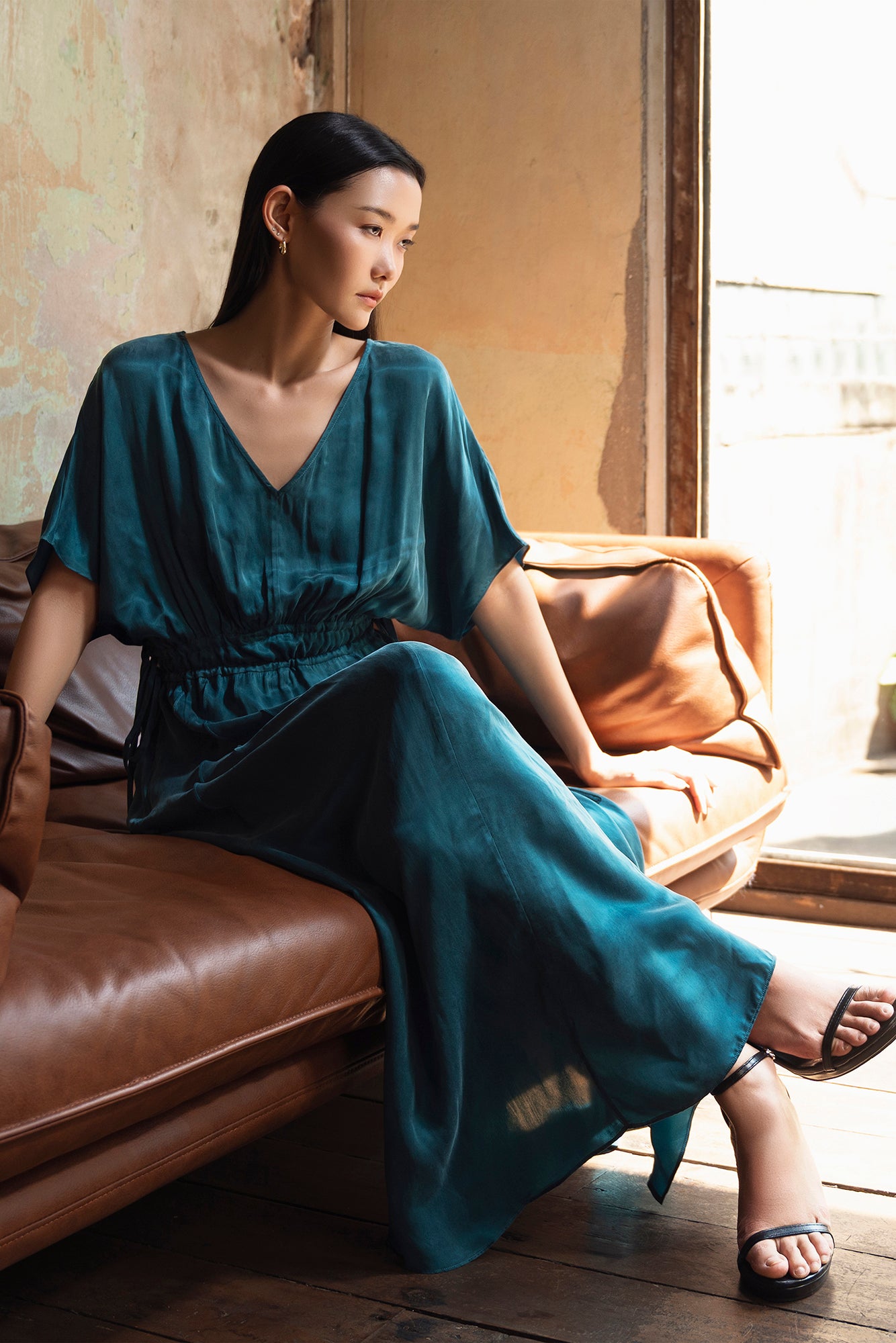 SUSANNAH Maxi Dress - Turquoise