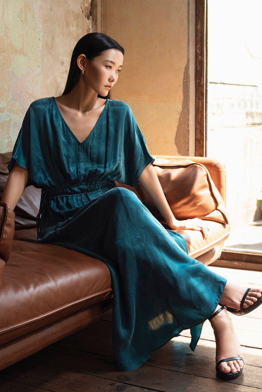 SUSANNAH Maxi Dress - Turquoise