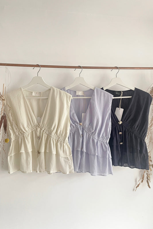 SUZY Organic Cotton Top - Wisteria